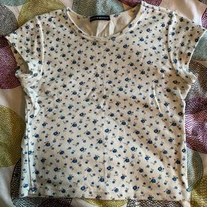 floral print crop top